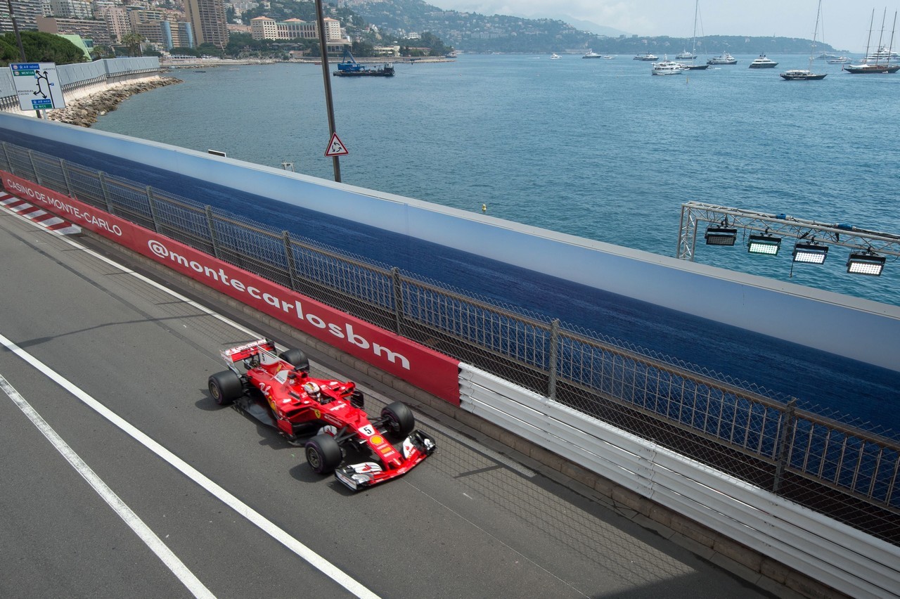 Vettel a Monaco 2017