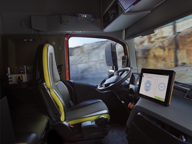 Camion a guida autonoma di Volvo