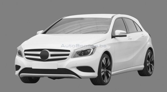 disegni nuova Mercedes Classe A