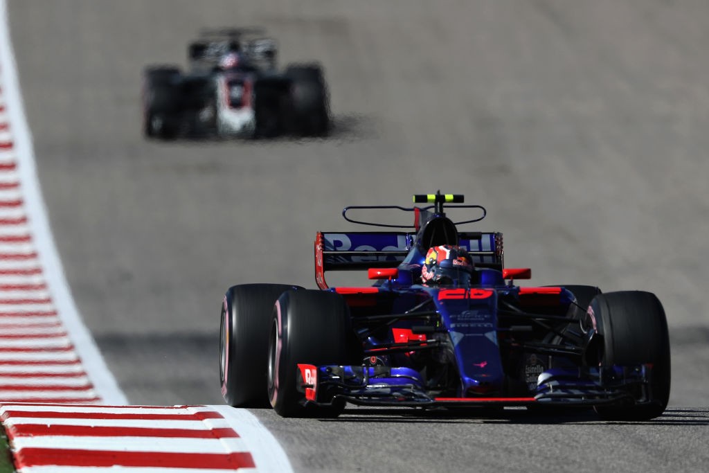 AUSTIN, TX - OCTOBER 22: Daniil Kvyat of Russia driving the (26) Scuderia Toro Rosso STR12 on track during the United States Formula One Grand Prix at Circuit of The Americas on October 22, 2017 in Austin, Texas. (Photo by Mark Thompson/Getty Images)