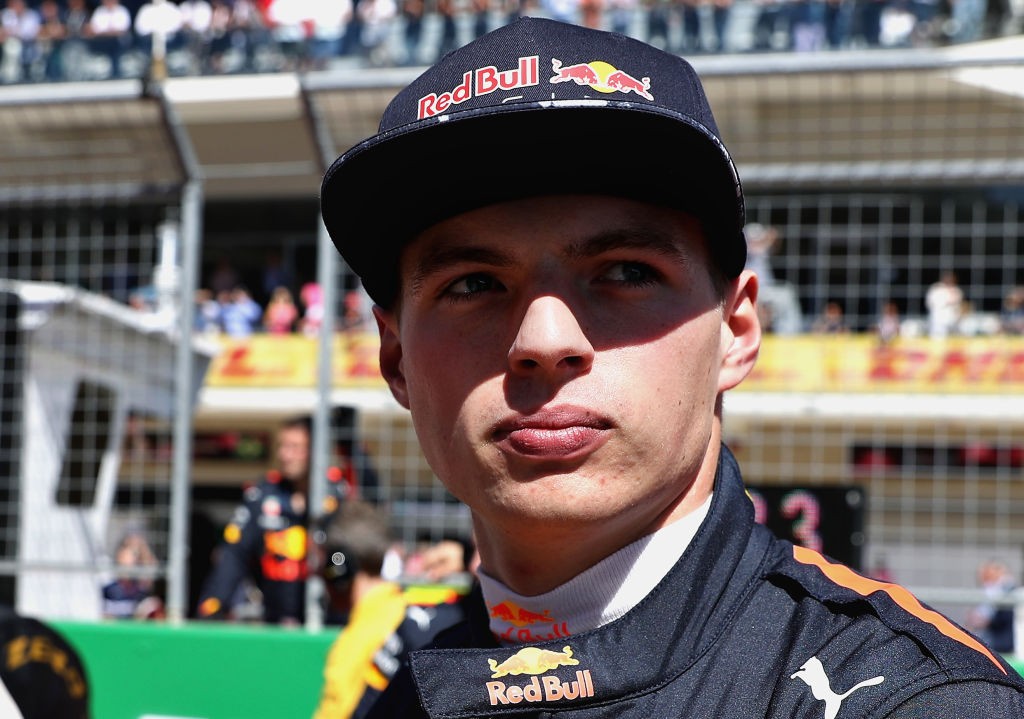 AUSTIN, TX - OCTOBER 22: Max Verstappen of Netherlands and Red Bull Racing on the grid before the United States Formula One Grand Prix at Circuit of The Americas on October 22, 2017 in Austin, Texas. (Photo by Mark Thompson/Getty Images)