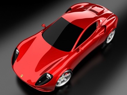 Ferrari Dino concept by Ugur Sahin