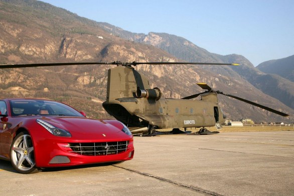 Ferrari FF: nuove foto dalle Dolomiti
