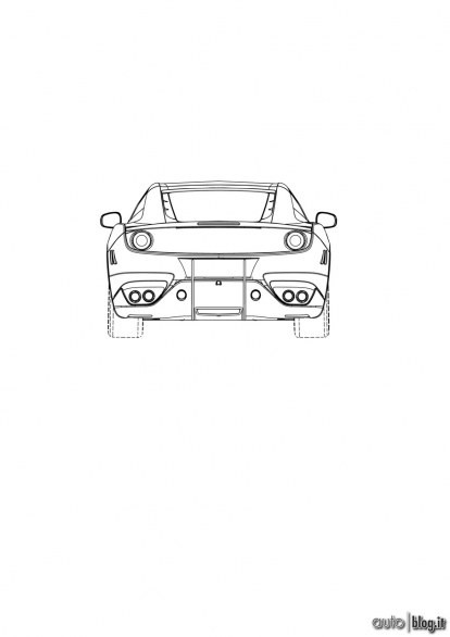 Ferrari: i disegni tecnici di un misterioso modello