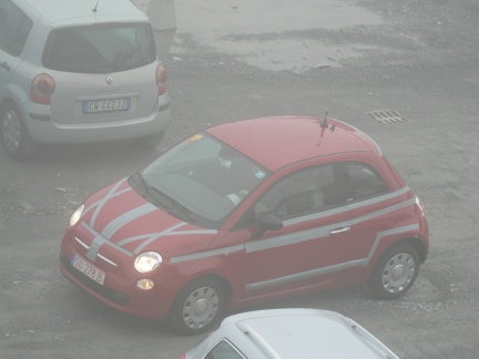 Fiat 500 allo Stelvio