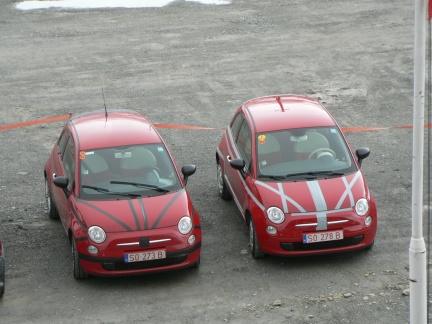 Fiat 500 allo Stelvio