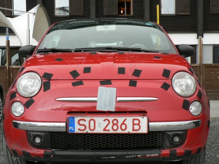 Fiat 500 allo Stelvio