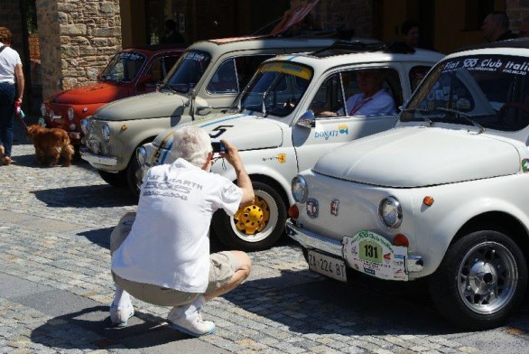 Fiat 500: le immagini dal raduno di Garlenda