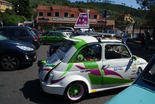 Fiat 500: le immagini dal raduno di Garlenda