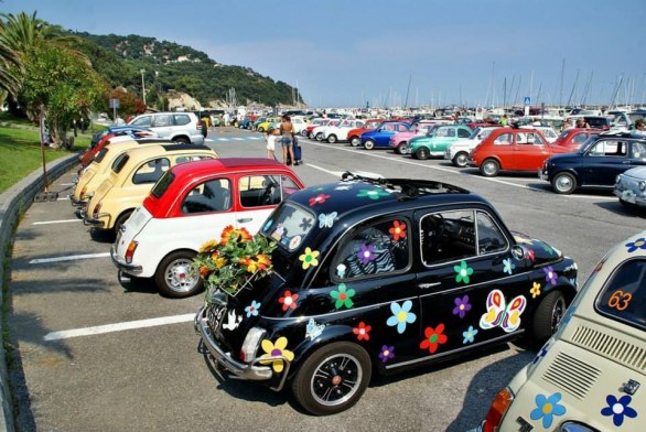 Fiat 500: le immagini dal raduno di Garlenda