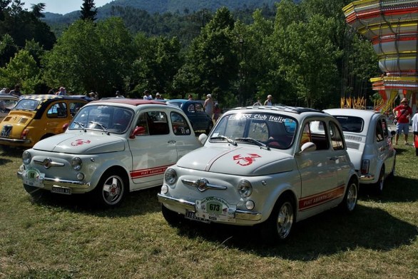 Fiat 500: le immagini dal raduno di Garlenda