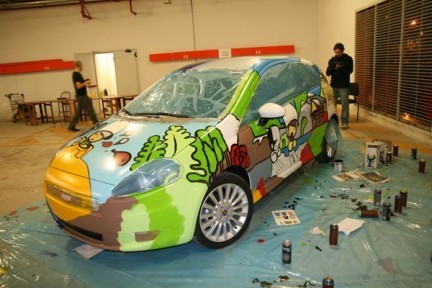 Fiat Street Art Show at Motor Show 2008