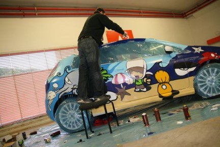 Fiat Street Art Show at Motor Show 2008
