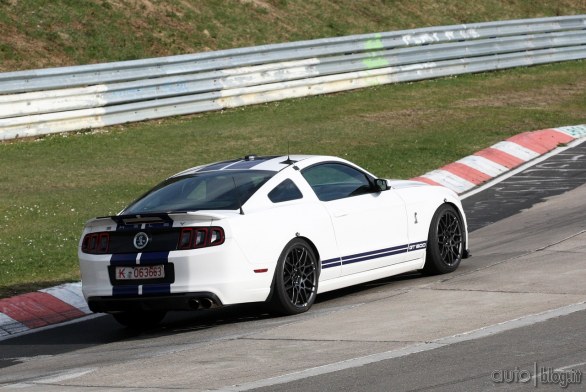 La Ford Mustang Shelby GT500 immortalata al Nurburgring