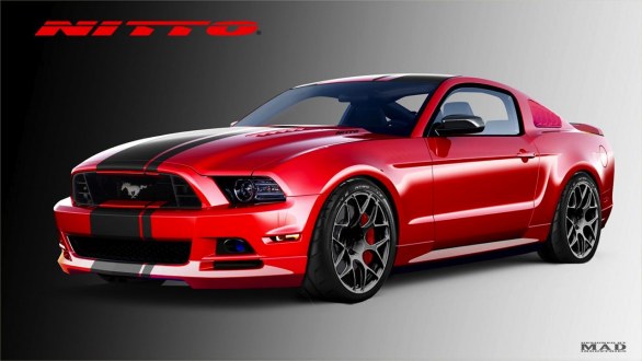 Ford Mustangs Hollywood Hot Rods GT Convertible e Mustang Flame by Nitto Tire