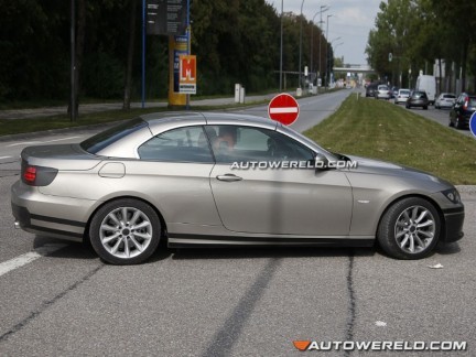 foto spia Bmw Serie 3 Cabriolet restyling