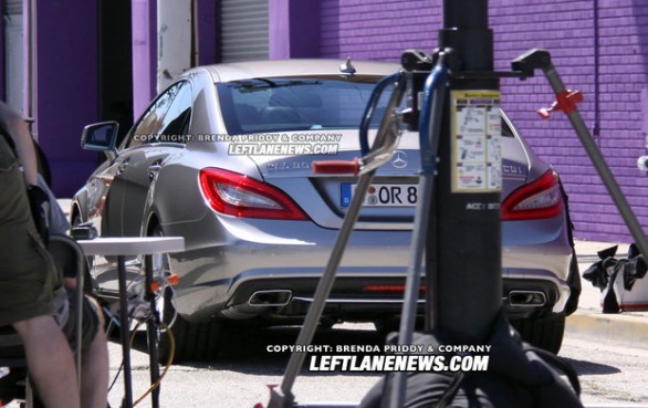 Foto spia nude Nuova Mercedes CLS