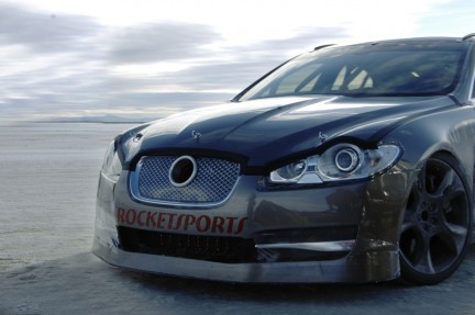 Jaguar XF-R record velocità Bonneville