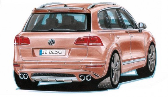 JE Design Volkswagen Touareg wide body conversion kit