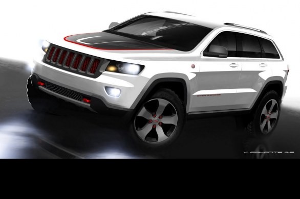 Jeep mostra nuovi teaser della Jeep Grand Cherokee Trailhawk e del Wrangler V8 Traildozer