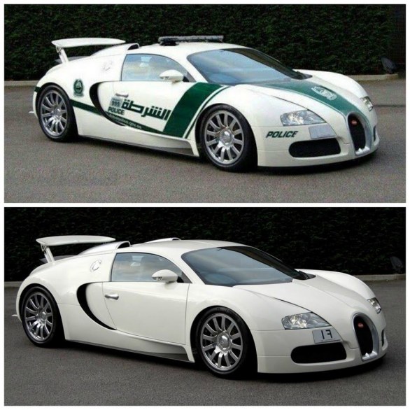 La Bugatti Veyron della Polizia di Dubai è un fake