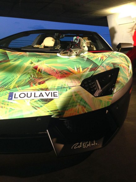 La Lamborghini Aventador di LeBron James