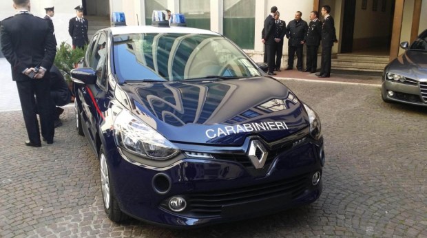 La Renault Clio dei Carabinieri