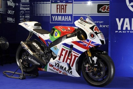 La Yamaha M1 di Lorenzo a Valencia