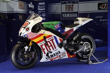 La Yamaha M1 di Lorenzo a Valencia