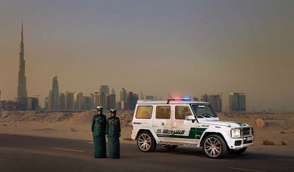 Le incredibili supercar della Polizia di Dubai