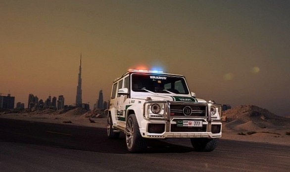Le incredibili supercar della Polizia di Dubai