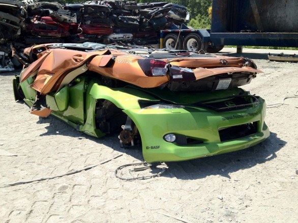 Lexus SEMA distrutte