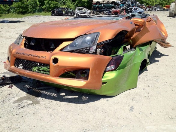 Lexus SEMA distrutte