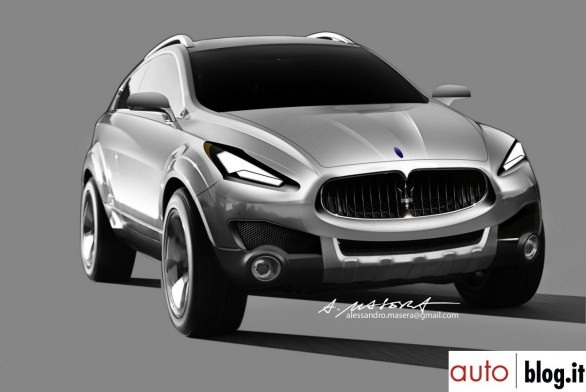 Maserati SUV: nuovo render