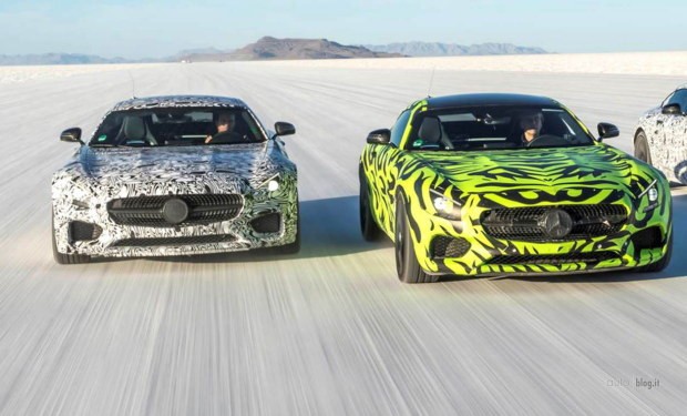 Mercedes AMG GT: nuove foto spia ufficiali