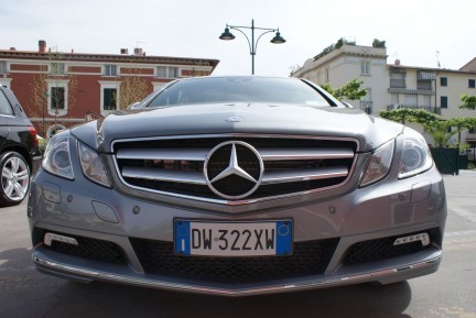 Mercedes Classe E Coupè: le foto della prova su strada