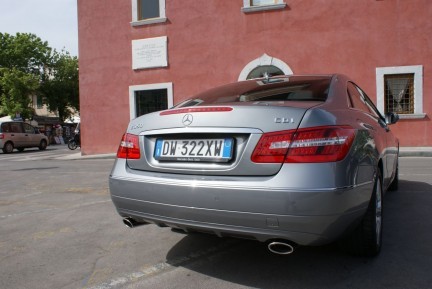 Mercedes Classe E Coupè: le foto della prova su strada