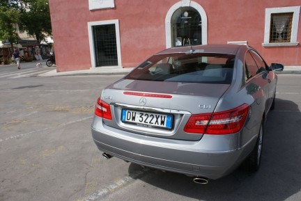 Mercedes Classe E Coupè: le foto della prova su strada