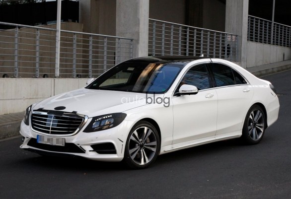 Mercedes Classe S: nuove foto spia da vicino