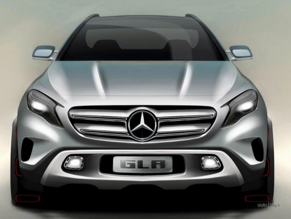 Prima immagine della Mercedes GLA Concept