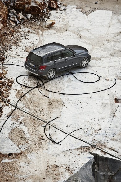 Mercedes GLK MY 2012: il test al 4x4FEST ed alle cave di marmo di Carrara