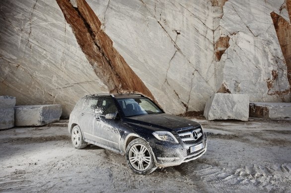 Mercedes GLK MY 2012: il test al 4x4FEST ed alle cave di marmo di Carrara