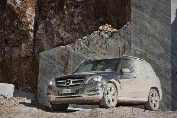 Mercedes GLK MY 2012: il test al 4x4FEST ed alle cave di marmo di Carrara