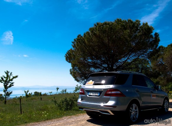 La Mercedes ML 250 CDI del team di Autoblog alla 25 Ore di Magione