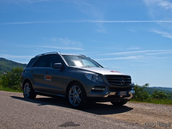 La Mercedes ML 250 CDI del team di Autoblog alla 25 Ore di Magione