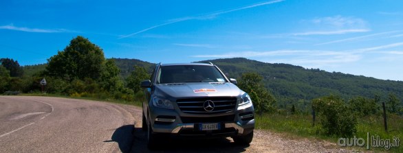 La Mercedes ML 250 CDI del team di Autoblog alla 25 Ore di Magione