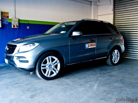 La Mercedes ML 250 CDI del team di Autoblog alla 25 Ore di Magione