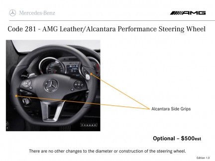 Mercedes SLS AMG: sfuggita una brochure per i concessionari americani