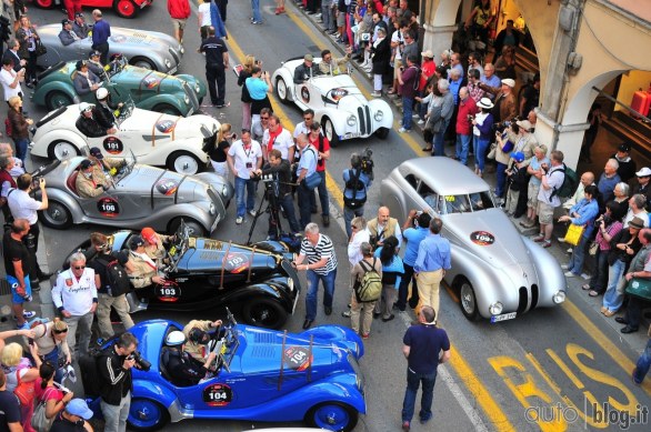 Il primo giorno della Mille Miglia 2012 ci ha portato da Brescia a Ferrara