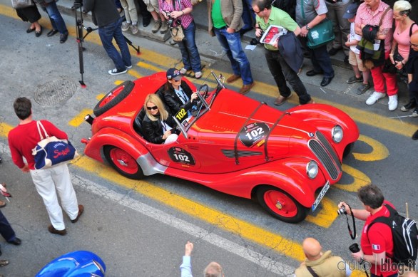 Il primo giorno della Mille Miglia 2012 ci ha portato da Brescia a Ferrara